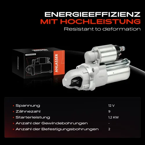Starter 12 V 1,2 kW Frankberg 5481FB0020555 Bild Starter 12 V 1,2 kW Frankberg 5481FB0020555