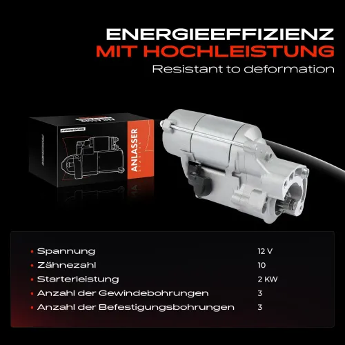 Starter 12 V 2 kW Frankberg 5481FB0020557 Bild Starter 12 V 2 kW Frankberg 5481FB0020557