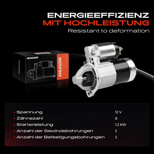 Starter 12 V 1,2 kW Frankberg 5481FB0020567 Bild Starter 12 V 1,2 kW Frankberg 5481FB0020567