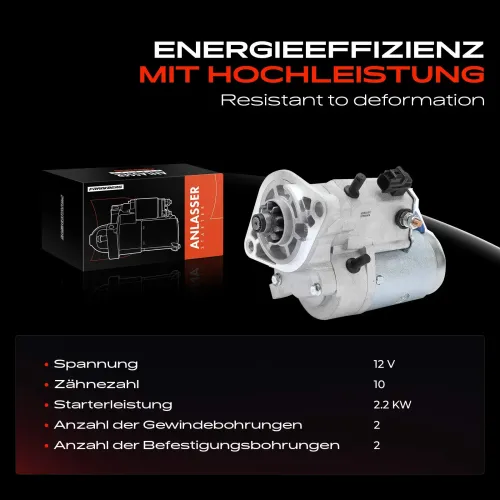 Starter 12 V 2,2 kW Frankberg 5481FB0020577 Bild Starter 12 V 2,2 kW Frankberg 5481FB0020577