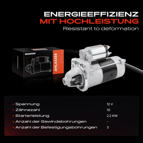 Starter 12 V 2,2 kW Frankberg 5481FB0020581 Bild Starter 12 V 2,2 kW Frankberg 5481FB0020581