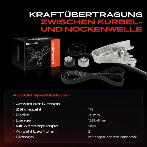 Zahnriemensatz Frankberg 5481FB0020899 Bild Zahnriemensatz Frankberg 5481FB0020899