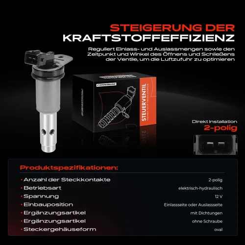 Steuerventil, Nockenwellenverstellung 12 V Frankberg 5481FB0021190 Bild Steuerventil, Nockenwellenverstellung 12 V Frankberg 5481FB0021190