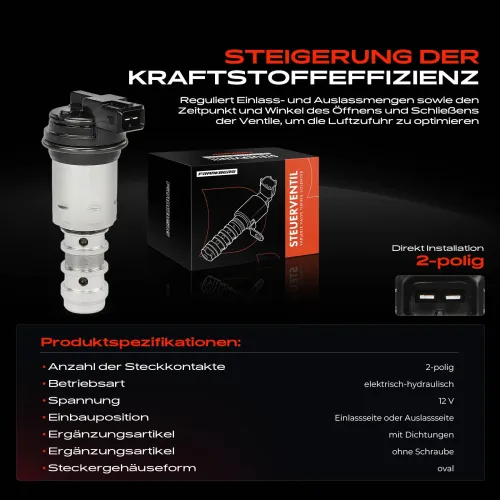 Steuerventil, Nockenwellenverstellung 12 V Frankberg 5481FB0021193 Bild Steuerventil, Nockenwellenverstellung 12 V Frankberg 5481FB0021193