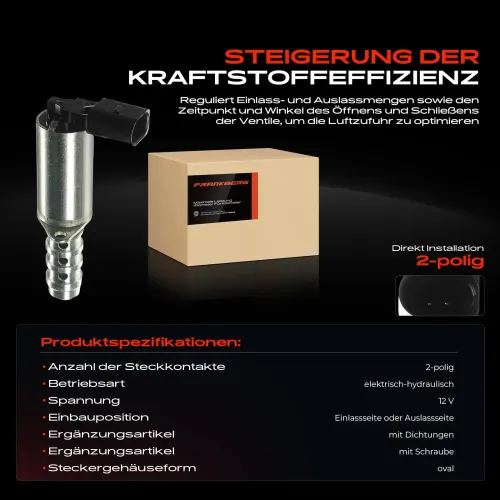 Steuerventil, Nockenwellenverstellung 12 V Frankberg 5481FB0021195 Bild Steuerventil, Nockenwellenverstellung 12 V Frankberg 5481FB0021195