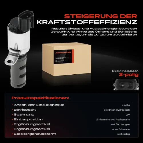 Steuerventil, Nockenwellenverstellung 12 V Frankberg 5481FB0021202 Bild Steuerventil, Nockenwellenverstellung 12 V Frankberg 5481FB0021202