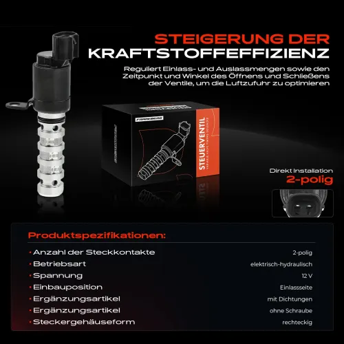 Steuerventil, Nockenwellenverstellung 12 V Einlassseite Frankberg 5481FB0021205 Bild Steuerventil, Nockenwellenverstellung 12 V Einlassseite Frankberg 5481FB0021205