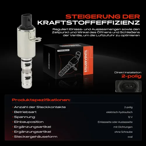 Steuerventil, Nockenwellenverstellung 12 V Frankberg 5481FB0021209 Bild Steuerventil, Nockenwellenverstellung 12 V Frankberg 5481FB0021209