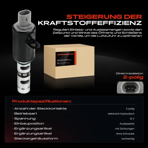 Steuerventil, Nockenwellenverstellung 12 V Auslassseite Frankberg 5481FB0021210 Bild Steuerventil, Nockenwellenverstellung 12 V Auslassseite Frankberg 5481FB0021210