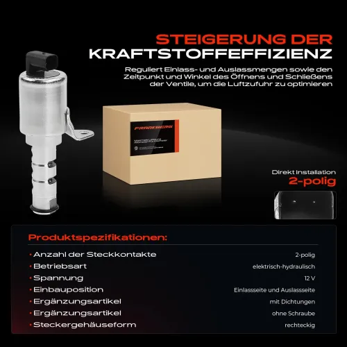 Steuerventil, Nockenwellenverstellung 12 V Frankberg 5481FB0021213 Bild Steuerventil, Nockenwellenverstellung 12 V Frankberg 5481FB0021213