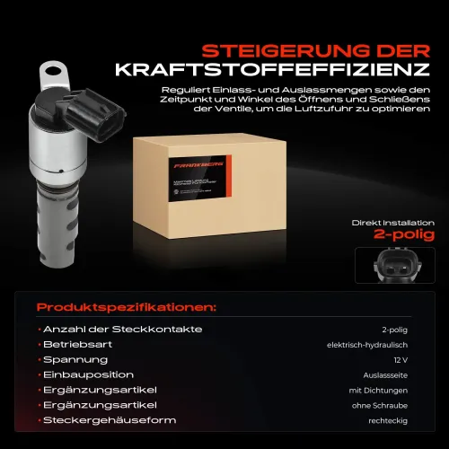 Steuerventil, Nockenwellenverstellung 12 V Auslassseite Frankberg 5481FB0021218 Bild Steuerventil, Nockenwellenverstellung 12 V Auslassseite Frankberg 5481FB0021218