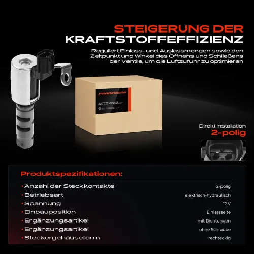 Steuerventil, Nockenwellenverstellung 12 V Einlassseite links Einlassseite Frankberg 5481FB0021219 Bild Steuerventil, Nockenwellenverstellung 12 V Einlassseite links Einlassseite Frankberg 5481FB0021219
