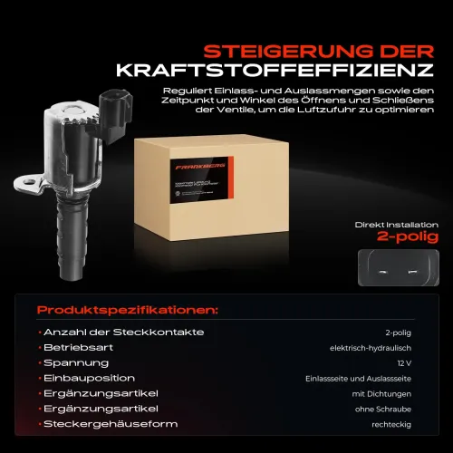 Steuerventil, Nockenwellenverstellung 12 V Frankberg 5481FB0021220 Bild Steuerventil, Nockenwellenverstellung 12 V Frankberg 5481FB0021220