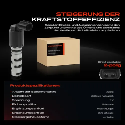 Steuerventil, Nockenwellenverstellung 12 V Einlassseite Frankberg 5481FB0021223 Bild Steuerventil, Nockenwellenverstellung 12 V Einlassseite Frankberg 5481FB0021223