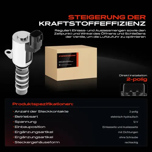 Steuerventil, Nockenwellenverstellung 12 V Frankberg 5481FB0021224 Bild Steuerventil, Nockenwellenverstellung 12 V Frankberg 5481FB0021224