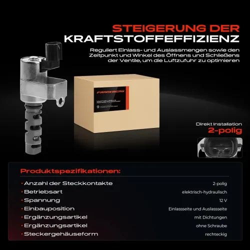 Steuerventil, Nockenwellenverstellung 12 V Frankberg 5481FB0021226 Bild Steuerventil, Nockenwellenverstellung 12 V Frankberg 5481FB0021226