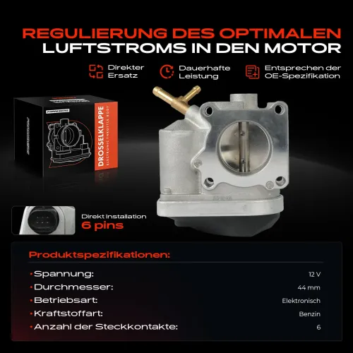 Drosselklappenstutzen 12 V Frankberg 5481FB0022732 Bild Drosselklappenstutzen 12 V Frankberg 5481FB0022732