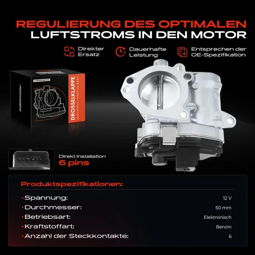 Drosselklappenstutzen 12 V Frankberg 5481FB0022733 Bild Drosselklappenstutzen 12 V Frankberg 5481FB0022733