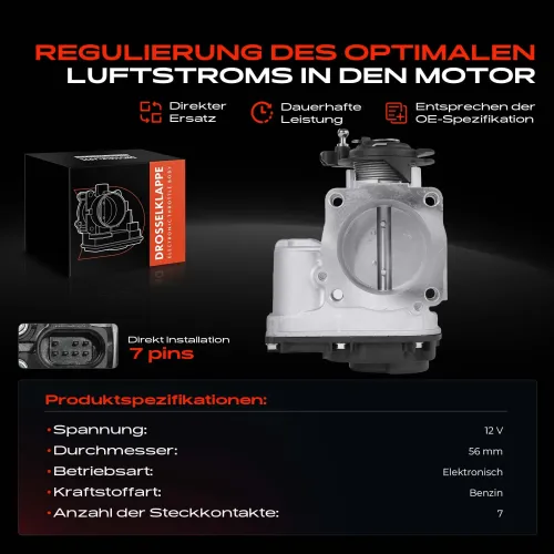 Drosselklappenstutzen 12 V Frankberg 5481FB0022743 Bild Drosselklappenstutzen 12 V Frankberg 5481FB0022743