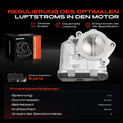 Drosselklappenstutzen 12 V Frankberg 5481FB0022757 Bild Drosselklappenstutzen 12 V Frankberg 5481FB0022757