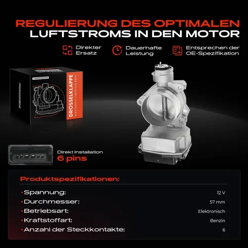 Drosselklappenstutzen 12 V Frankberg 5481FB0022772 Bild Drosselklappenstutzen 12 V Frankberg 5481FB0022772