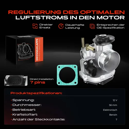 Drosselklappenstutzen 12 V Frankberg 5481FB0022773 Bild Drosselklappenstutzen 12 V Frankberg 5481FB0022773