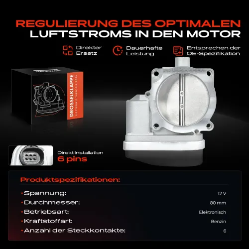 Drosselklappenstutzen 12 V Frankberg 5481FB0022784 Bild Drosselklappenstutzen 12 V Frankberg 5481FB0022784