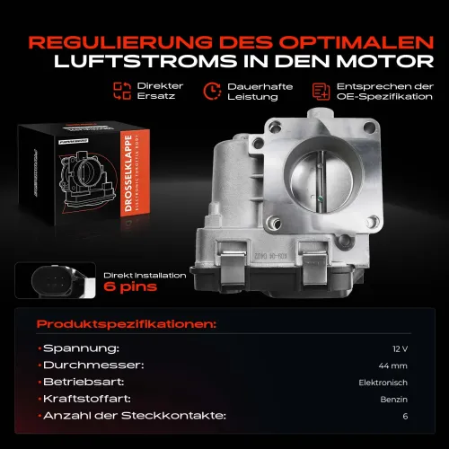 Drosselklappenstutzen 12 V Frankberg 5481FB0022787 Bild Drosselklappenstutzen 12 V Frankberg 5481FB0022787