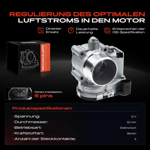 Drosselklappenstutzen 12 V Frankberg 5481FB0022793 Bild Drosselklappenstutzen 12 V Frankberg 5481FB0022793