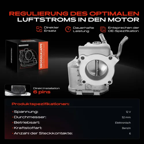 Drosselklappenstutzen 12 V Frankberg 5481FB0022797 Bild Drosselklappenstutzen 12 V Frankberg 5481FB0022797