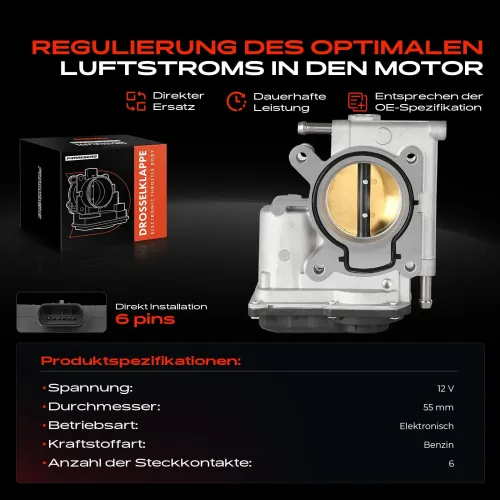 Drosselklappenstutzen 12 V Frankberg 5481FB0022806 Bild Drosselklappenstutzen 12 V Frankberg 5481FB0022806