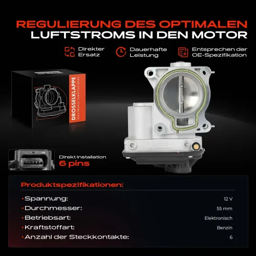Drosselklappenstutzen 12 V Frankberg 5481FB0022814 Bild Drosselklappenstutzen 12 V Frankberg 5481FB0022814