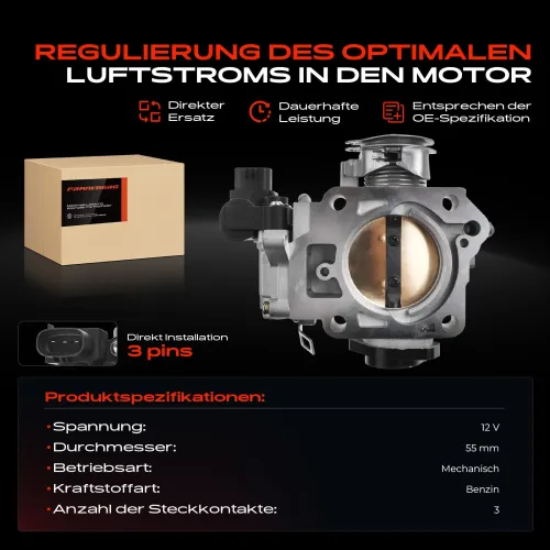 Drosselklappenstutzen 12 V Frankberg 5481FB0022819 Bild Drosselklappenstutzen 12 V Frankberg 5481FB0022819