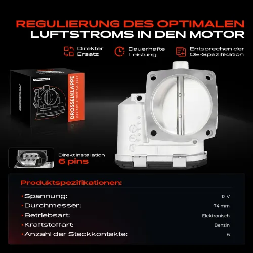 Drosselklappenstutzen 12 V Frankberg 5481FB0022824 Bild Drosselklappenstutzen 12 V Frankberg 5481FB0022824