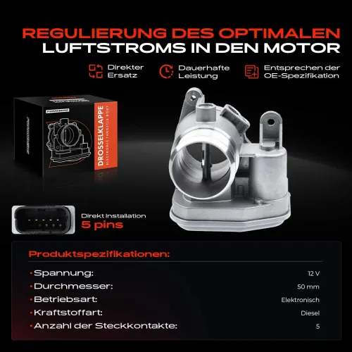 Drosselklappenstutzen 12 V Frankberg 5481FB0022828 Bild Drosselklappenstutzen 12 V Frankberg 5481FB0022828