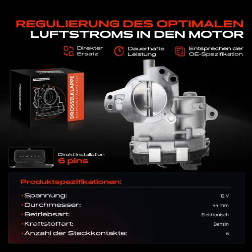 Drosselklappenstutzen 12 V Frankberg 5481FB0022859 Bild Drosselklappenstutzen 12 V Frankberg 5481FB0022859