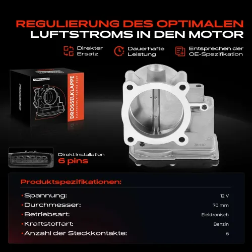 Drosselklappenstutzen 12 V Frankberg 5481FB0022872 Bild Drosselklappenstutzen 12 V Frankberg 5481FB0022872