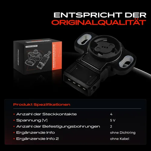 Sensor, Drosselklappenstellung 5 V Frankberg 5481FB0023021 Bild Sensor, Drosselklappenstellung 5 V Frankberg 5481FB0023021