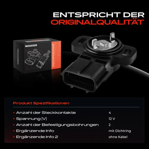 Sensor, Drosselklappenstellung 12 V Frankberg 5481FB0023057 Bild Sensor, Drosselklappenstellung 12 V Frankberg 5481FB0023057