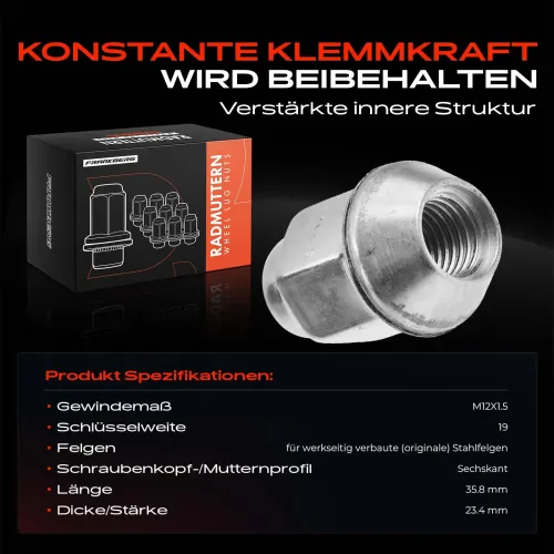 Radmutter Frankberg 5481FB0023262 Bild Radmutter Frankberg 5481FB0023262