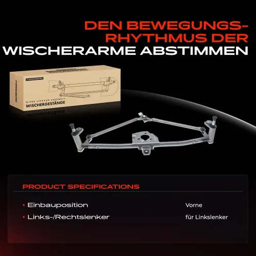 Wischergestänge vorne Frankberg 5481FB0023560 Bild Wischergestänge vorne Frankberg 5481FB0023560