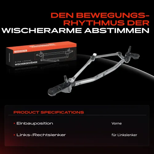 Wischergestänge vorne Frankberg 5481FB0023610 Bild Wischergestänge vorne Frankberg 5481FB0023610