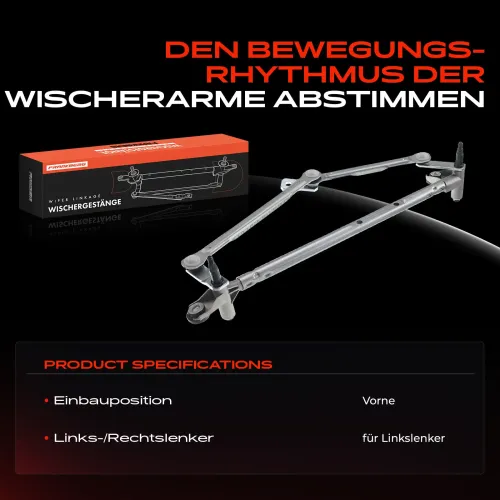 Wischergestänge vorne Frankberg 5481FB0023620 Bild Wischergestänge vorne Frankberg 5481FB0023620