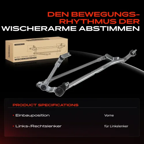 Wischergestänge vorne Frankberg 5481FB0023631 Bild Wischergestänge vorne Frankberg 5481FB0023631