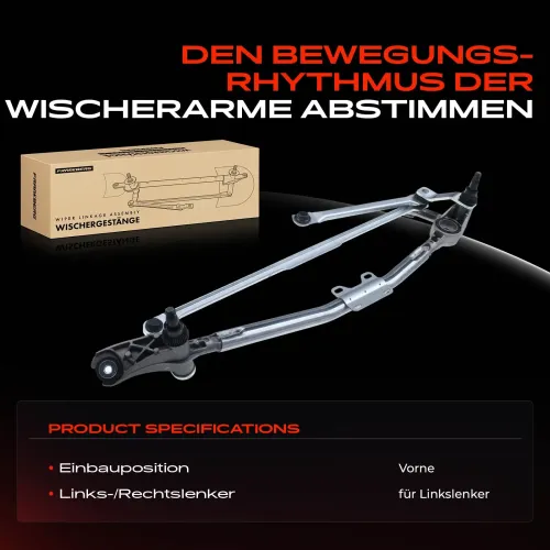 Wischergestänge vorne Frankberg 5481FB0023641 Bild Wischergestänge vorne Frankberg 5481FB0023641