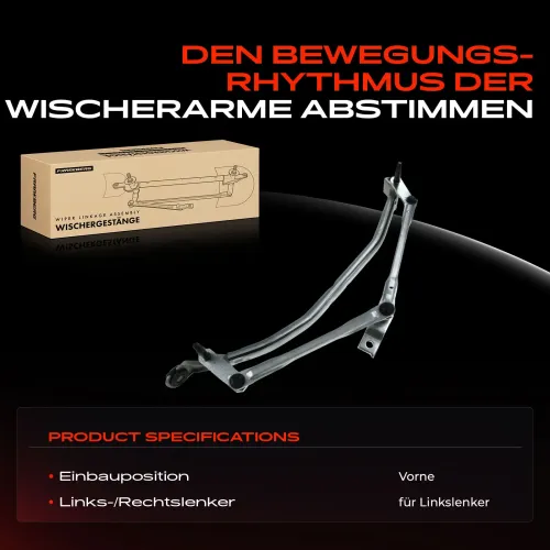 Wischergestänge vorne Frankberg 5481FB0023643 Bild Wischergestänge vorne Frankberg 5481FB0023643