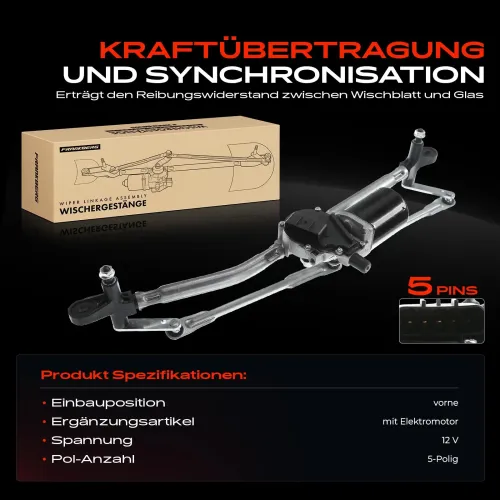 Wischergestänge 12 V vorne Frankberg 5481FB0023680 Bild Wischergestänge 12 V vorne Frankberg 5481FB0023680