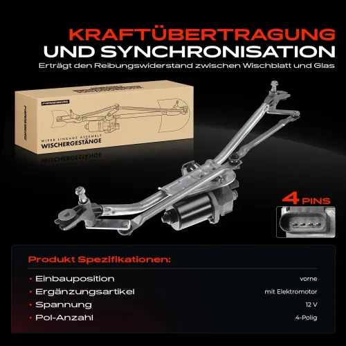 Wischergestänge 12 V vorne Frankberg 5481FB0023681 Bild Wischergestänge 12 V vorne Frankberg 5481FB0023681