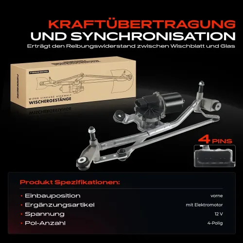 Wischergestänge 12 V vorne Frankberg 5481FB0023685 Bild Wischergestänge 12 V vorne Frankberg 5481FB0023685