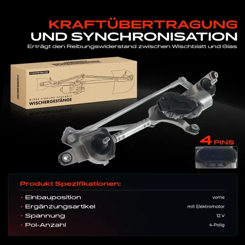 Wischergestänge 12 V vorne Frankberg 5481FB0023689 Bild Wischergestänge 12 V vorne Frankberg 5481FB0023689